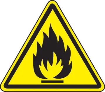 Flammable-material-hazard