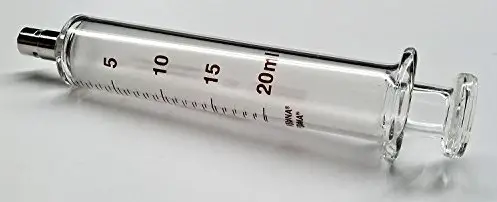 20 ml glass syringe