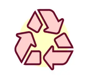 Recycling symbol lab symbol